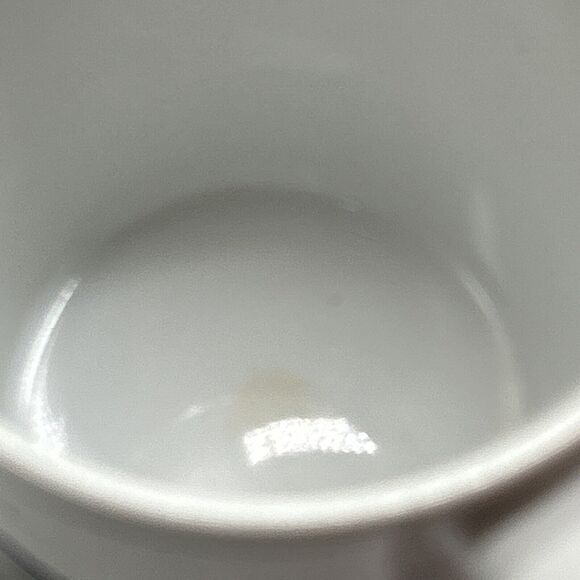 Starbucks 2006 White Green Blue Argyle Coffee Cup Mug Stainless Steel Base 14 Oz - Picture 8 of 9